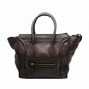 Celine Handbag Mini Luggage Shopper Calf Black